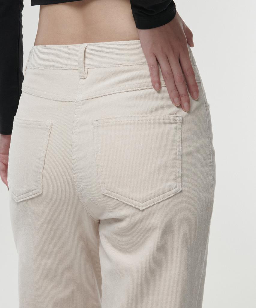 MUSINSA STANDARD WOMAN Women'S Straight Corduroy Pants [Cream]