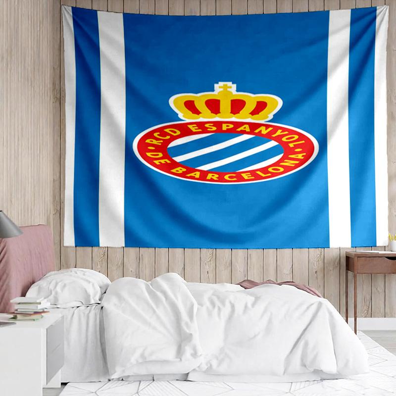 Real Sociedad Crest Design Tapestry Accessories Playroom Tapestry, for Bedroom,Livingroom, dormitory Room Wall Decor Fan Birthday Gifts