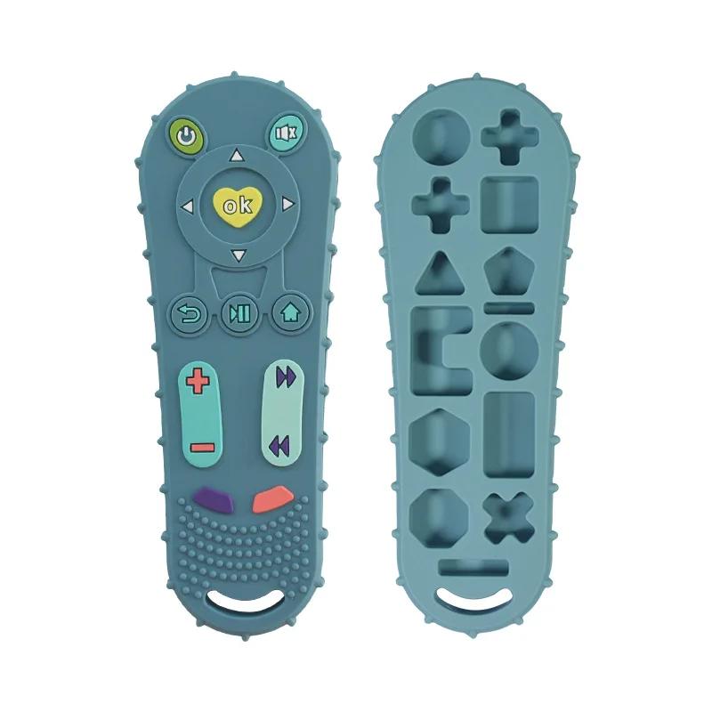 Baby TV Remote Control Teether Silicone Baby Anti-Eating Gloves Pacifier Bracelet Teething Stick Biting Toy Baby Care Accesorios