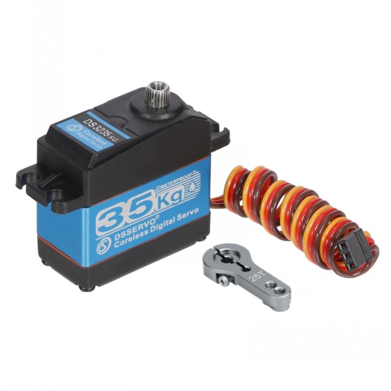 5v~7.4v Digital Servo 35kg High Torque Waterproof Steering Gear Compatible For Axial Scx10 Rr10