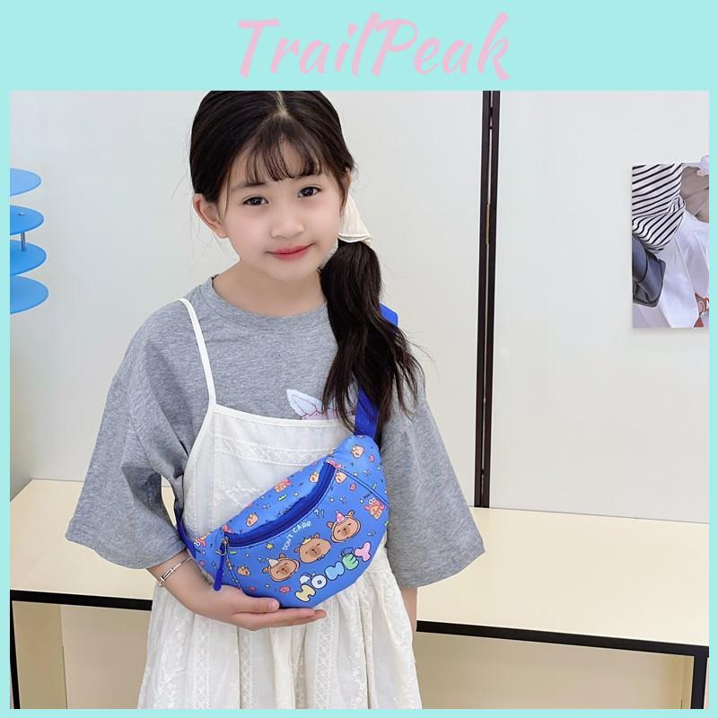 Printed Crossbody Capybara Chest Bag Children Cartoon Outdoor Leisure Waist Pack