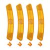 Bicycle Reflectors Front Rear Mount Plastic Reflective