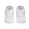 Air Jordan 1 Mid Triple White Herre Sneakers 554724-136