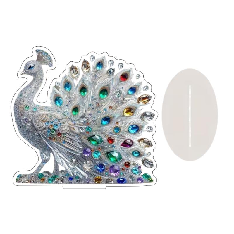 Dekoracyjna Figurka Dekoracja Smoka Do Biura Prezent na Parapetówkę Dekoracja Biurka Ornament 2D Akrylowy Ornament na Biurko