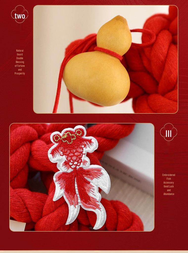 Fu Knot Handle Pendant for New Home Ceremony