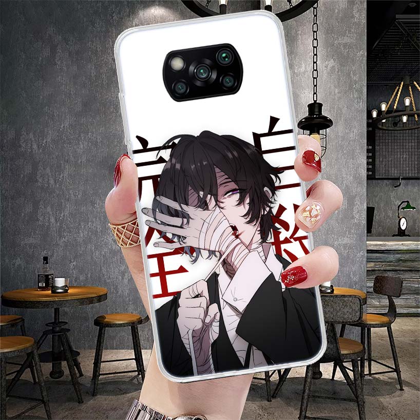 

Чехол для телефона с персонажем аниме Bungou Stray Dogs Дазай Осаму Для Xiaomi Redmi 15C 15 13C 13 Poco X5 X6 X7 F7 Ultra M7 12C 12 10 10C 9C 9A 9T 9 Xiaomi Poco X5