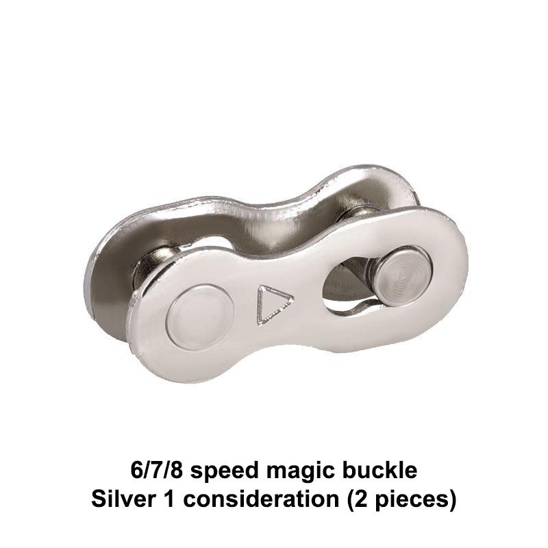 A Pair Mountain Road Bike Chain Magic Buckle 8S/9/10/11/12 Speed Chain Quick Release Buckle