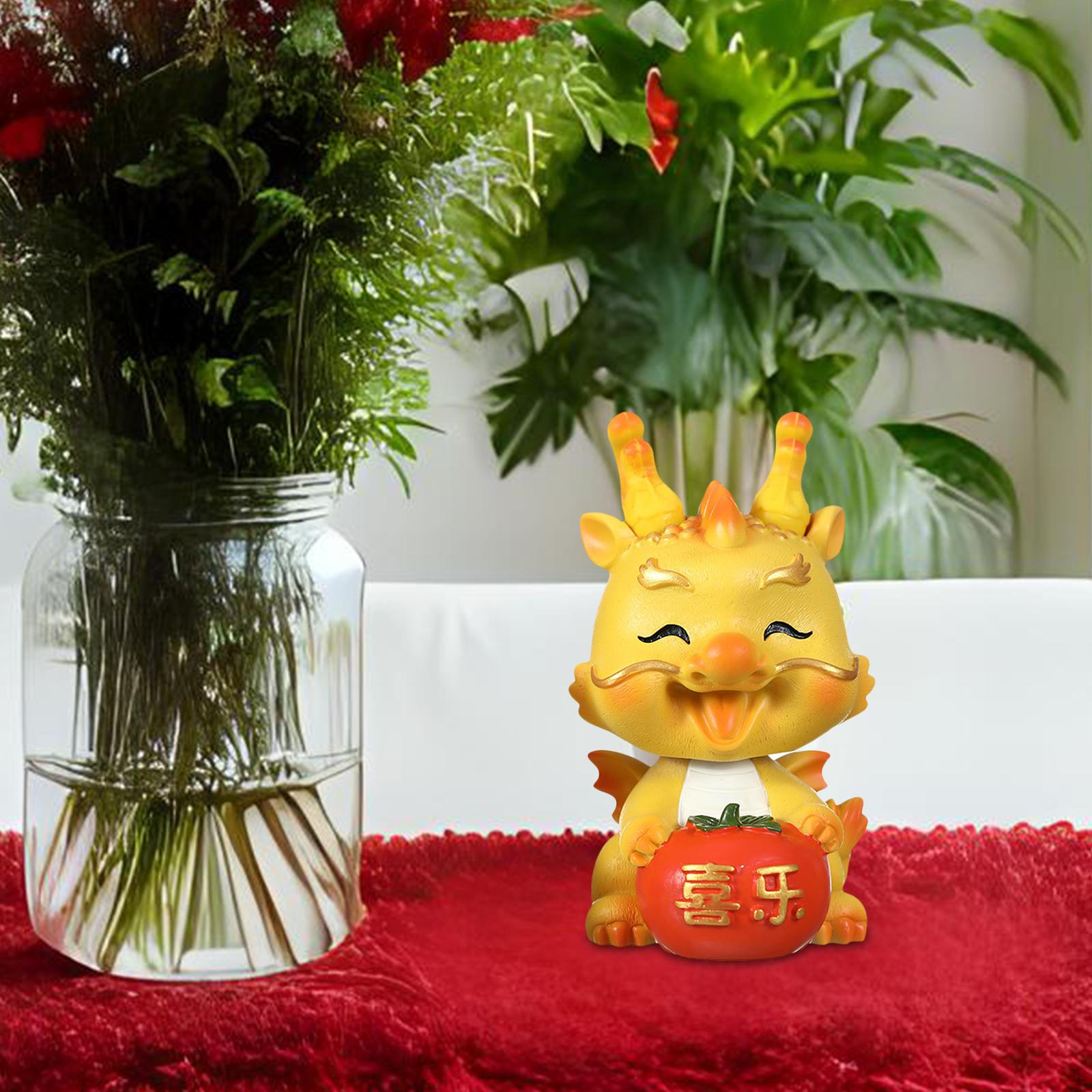 

Банк денег китайского дракона - декоративная статуэтка для дома и офиса style B