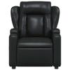 VidaXL Fauteuil de massage inclinable Noir Similicuir 372434