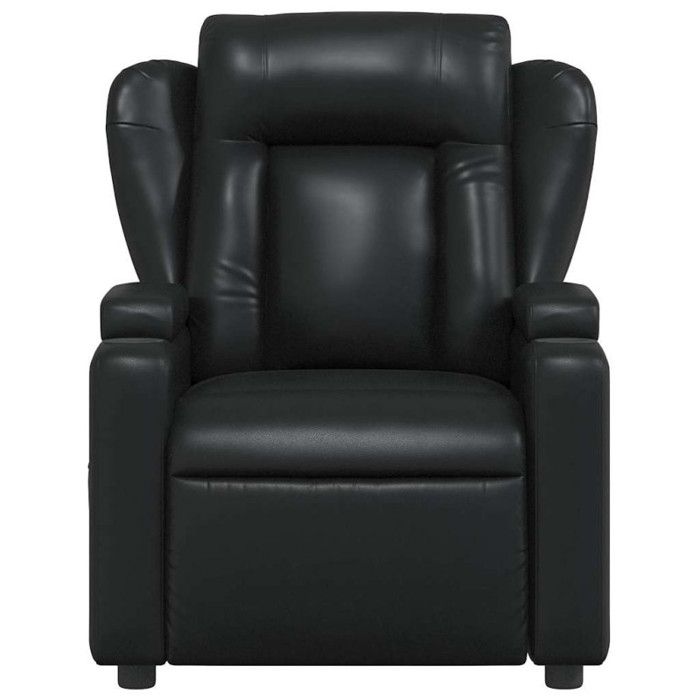 VidaXL Fauteuil de massage inclinable Noir Similicuir 372434