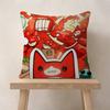 Game Geometry Cartoon Dash  Pillow Gift Home Office Decoration Bedroom Sofa Car Cushion Cover Case 45x45