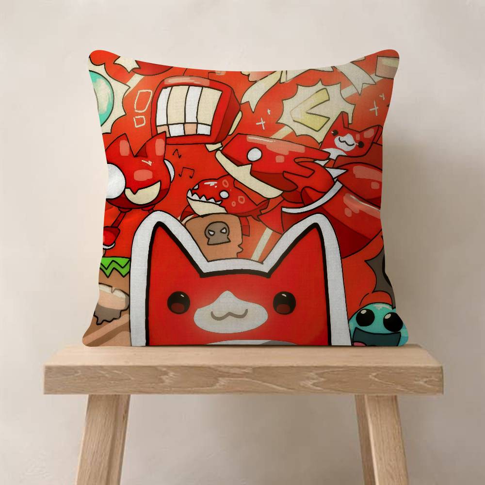 Game Geometry Cartoon Dash  Pillow Gift Home Office Decoration Bedroom Sofa Car Cushion Cover Case 45x45