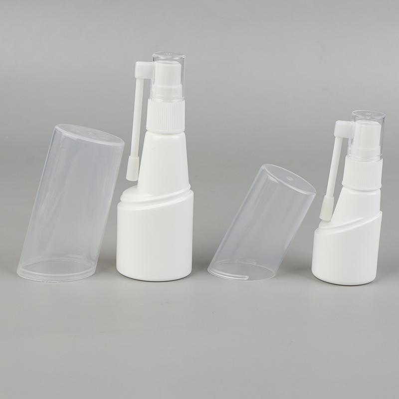 25/50ml Frasco Spray Rocker Frasco Bomba Tromba de Elefante Frasco Lateral Plástico Líquido Separado Giratório 360 Spray Engarrafamento