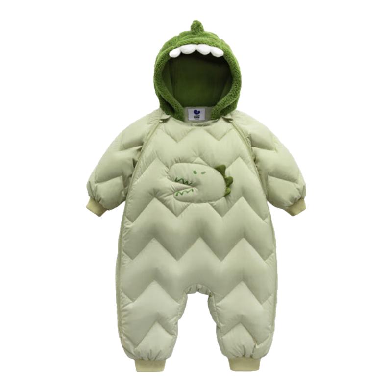 

Balabala Baby Winter Plush Hooded Down Jumpsuit 80