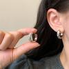 Brushed Zircon Wheat Ear Buckle Women's Commuting Versatile Temperament Earrings Popular Earrings