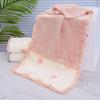 Embroidered Lace Towel Coral Fleece Is More Absorbent and Soft Than Pure Cotton Suitable for Household and Student Face Towels