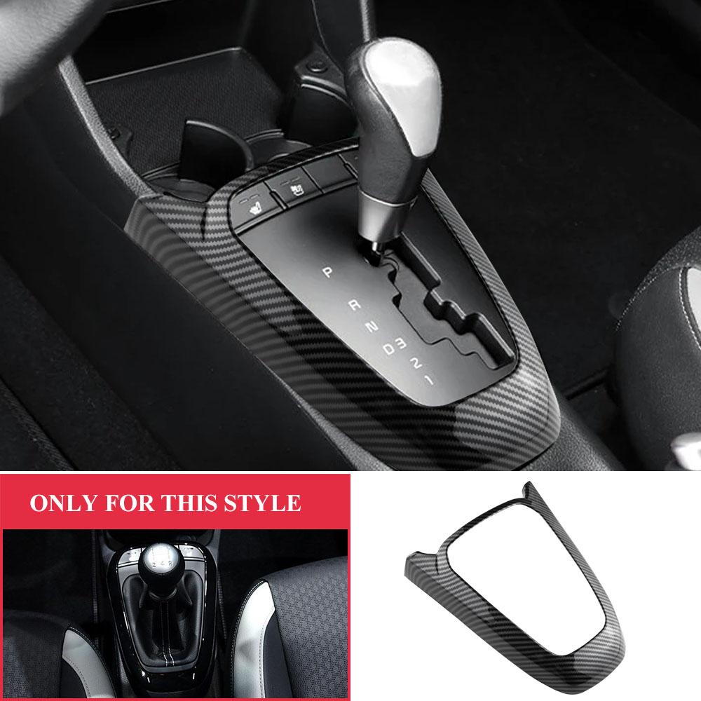 For Kia Morning 2021 2022 2023 Picanto 2019 Gear Shift Knob Panel Frame Cover Decoration Sticker Trim Moulding Car Accessories
