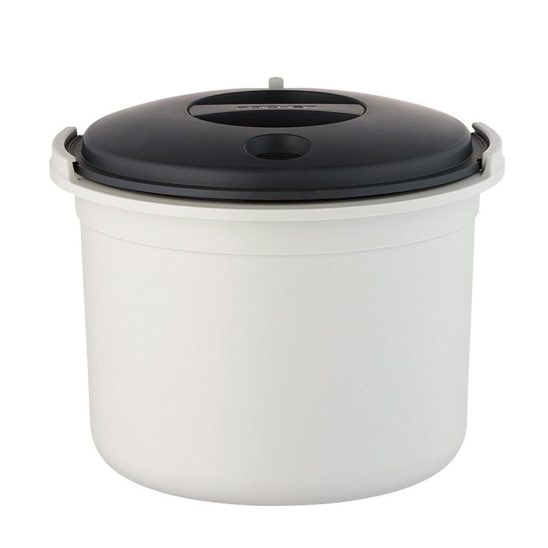 

ROICHEN Microwave Cooker Rice Cooker 3 Cups with Recipe Book K-MW2