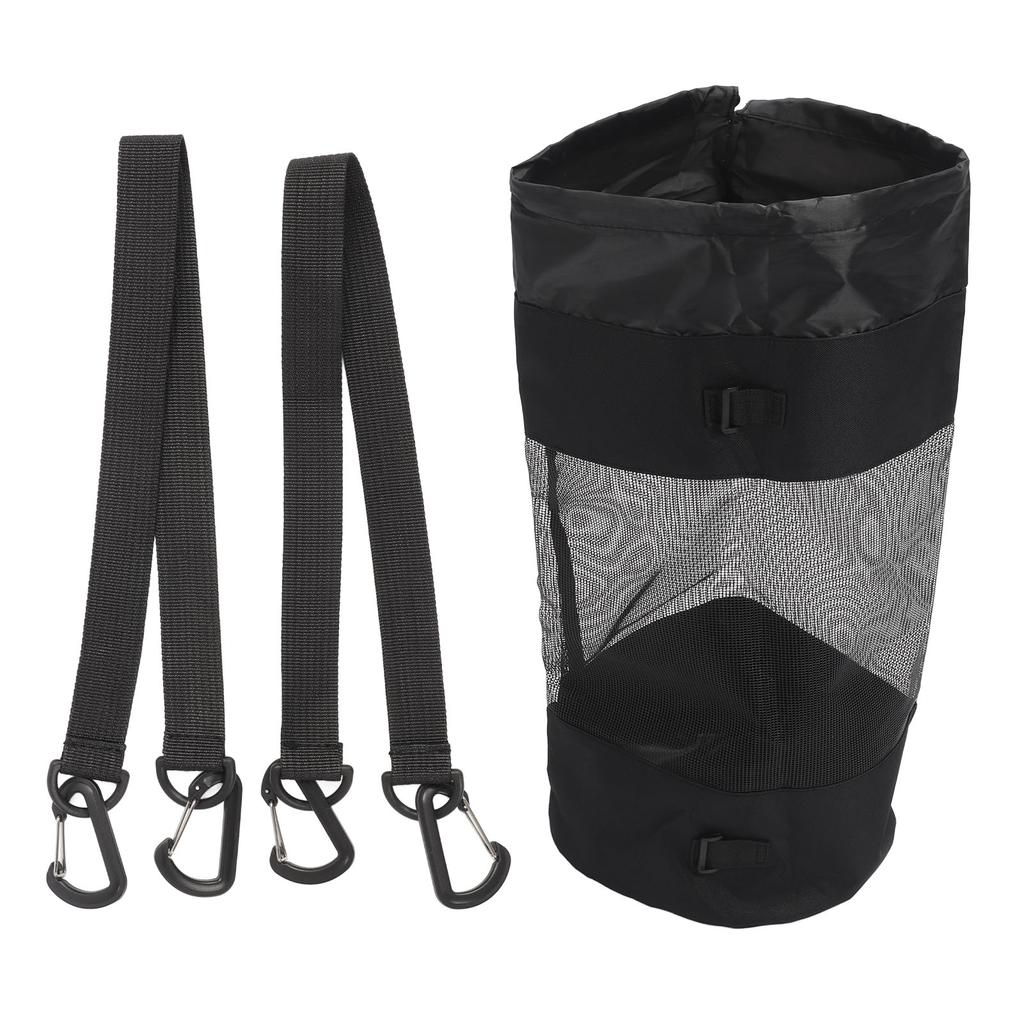 Boat Trash Can Large Capacity Easy to Use Hoop Mesh Boat Trash Bag Boat Garbage Can for Marine Yacht