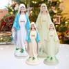 Virgin Mary Plastic Statue Handmade Catholic Virgin Mary Statue Christmas Home Decoration Christmas Gifts