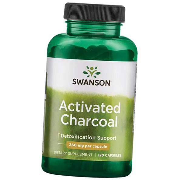 

Активоване вугілля, Activated Charcoal, Swanson 120капс (72280047) 120caps