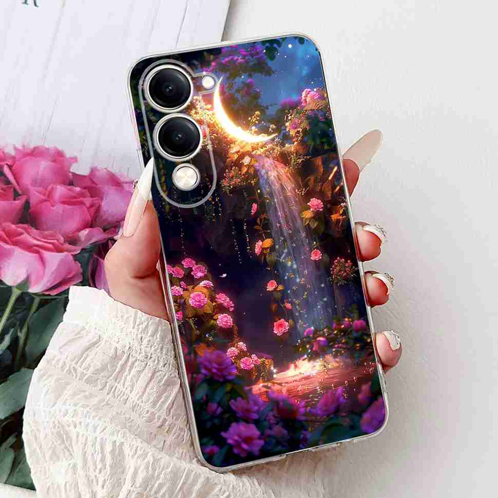 Shockproof For Vivo Y04 Y 04 4G 6.74" Case Retro Printed Dragon Soft Silicone TPU Cover For Vivo Y29s Y 29S 5G Phone Cases Capa