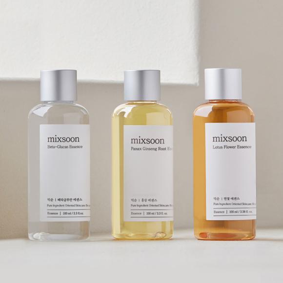 mixsoon Essence Layering Set (Beta-Glucan + Lotus + Red Ginseng)