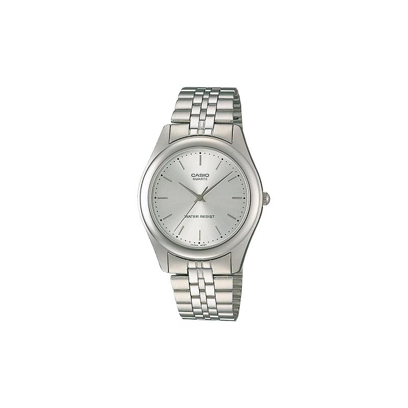 

Casio STANDARD series ENTICER series business quartz movement stainless steel strap Japanese and Korean watch men s watch silver dial MTP-1129A-7A серебряный