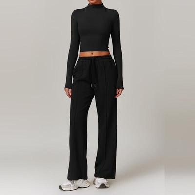 OEING Women's Hoodie & Wide-Leg Tracksuit Set