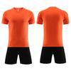 2025 children's football jersey set, men's game jersey summer training printed double-sided pockets, short-sleeved football jersey
