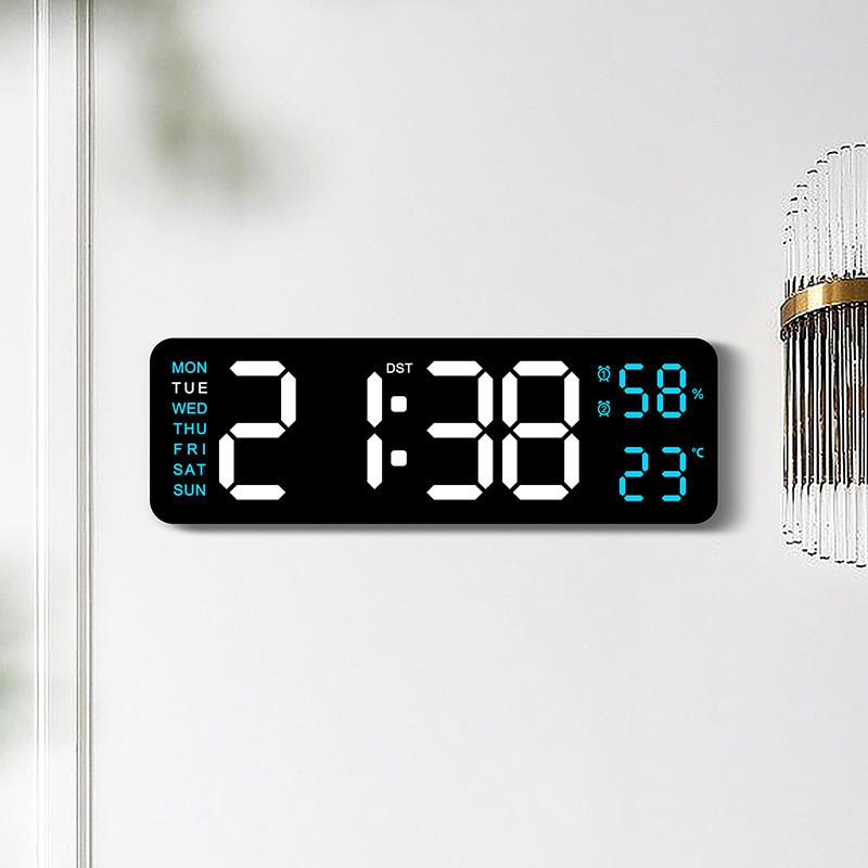 Modern Minimalist Led Digital Desk Clock With Large Font For Office And Home Use