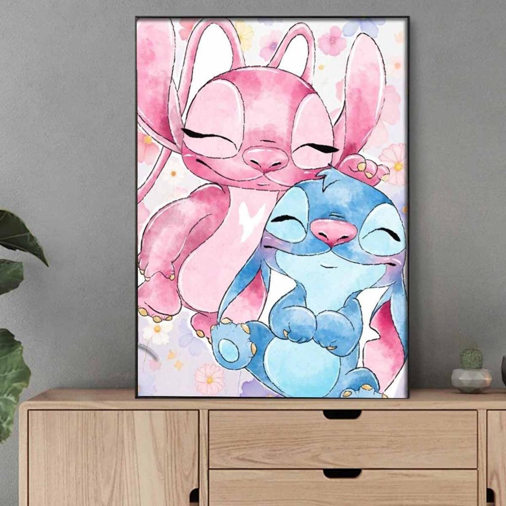 DIY Diamond Painting Lovely Stitch Cross Stitch Kit Mosaic Art Diamond Painting Full Circle Diamond Home Decoration