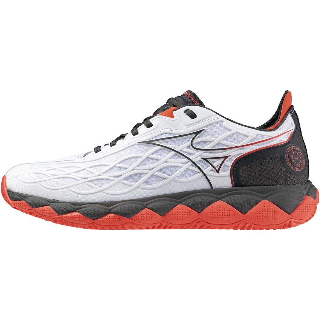 Tennis Shoes Wave Enforce Tour OC Artificial Grass Court Club Activities Lightweight Soft Tennis Hard Tennis White X Dark Gray X Red Cm 2E [Mizuno]