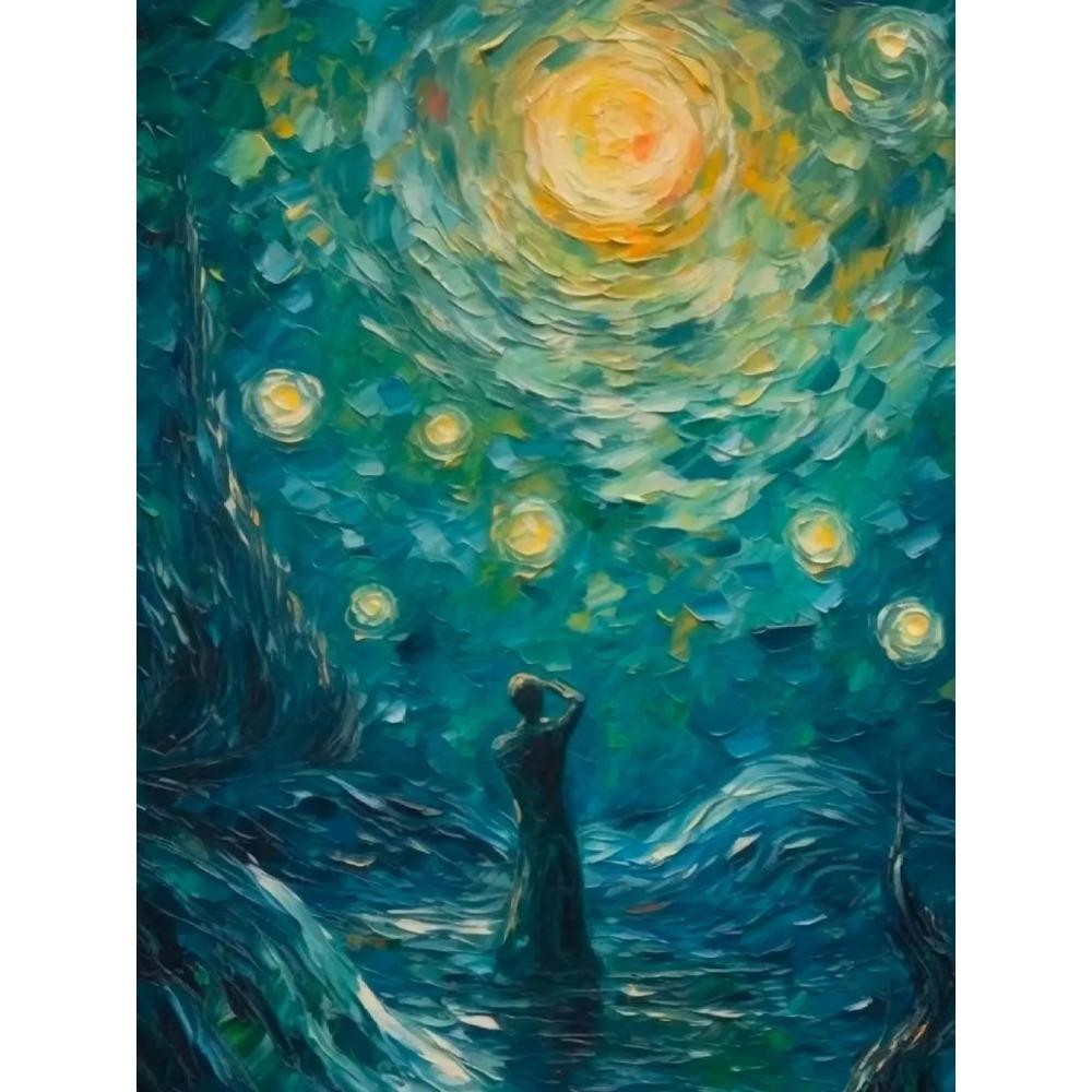 Diamantmaleri Full Drill Ice Skulptur Phoenix Rund Diamantmaleri Håndlaget Flower Fox Diy Diamond Mosaikkmaleri Hjemdekorasjon