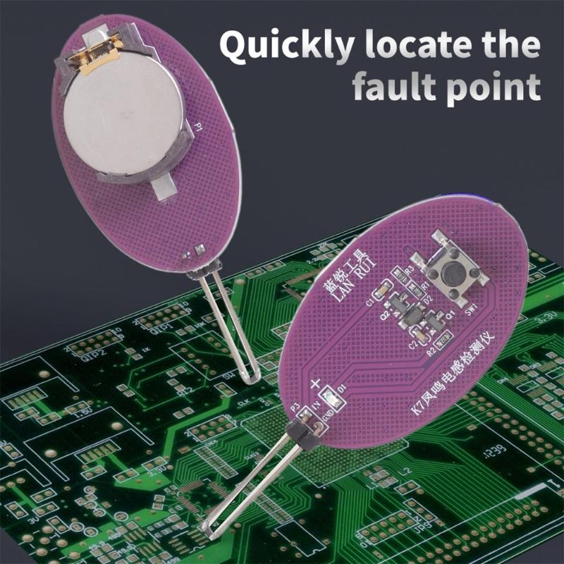 Ruční detektory induktorů pro opravy elektroniky Rychlá lokalizace závad Mobilní nástroj pro údržbu s vizuálními indikátory