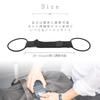 Dom Teporna Suitcase Strap, Carry-on Bag Strap, Elastic Band, Secures Bag, Travel, Business Trip, Black