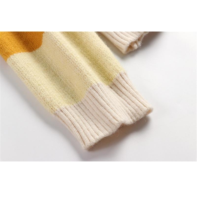 Womens Knitted Cardigan Sweater Autumn Winter Korean Fashion Baggy Long Sleeve Ladies Tops Sense of Design Cropped Sweater Coat