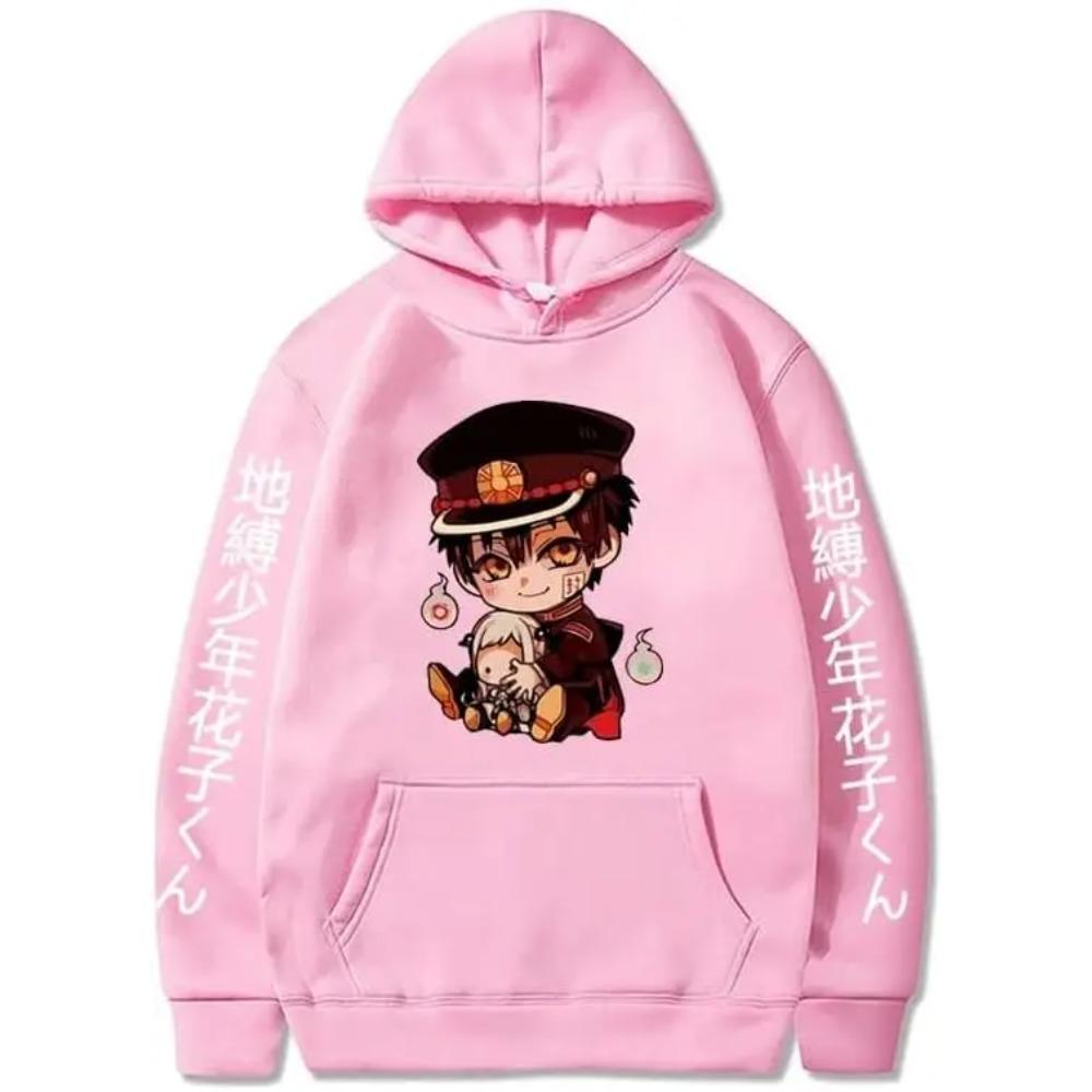 Japan Anime Toilet Bound Hanako Kun Graphic Hooded Men Women Manga Hoodies Casual Loose Sweatshirt Harajuku Male Streetwear