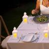 12 Pcs Decorative Candle Lantern, LED Electric Flameless Candle, Plastic LED Holder with Glass, Wall Hanging Indoor Porch Lanterns for Wedding Table