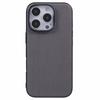 KIGC For iPhone 15 Pro Max Case Litchi Texture Leather Coated PC+TPU Phone Cover