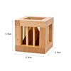 Cage Wooden Brain Teaser Puzzle Triangle Unlock Cage Apart Triangle Luban Lock  Teenager Gifts
