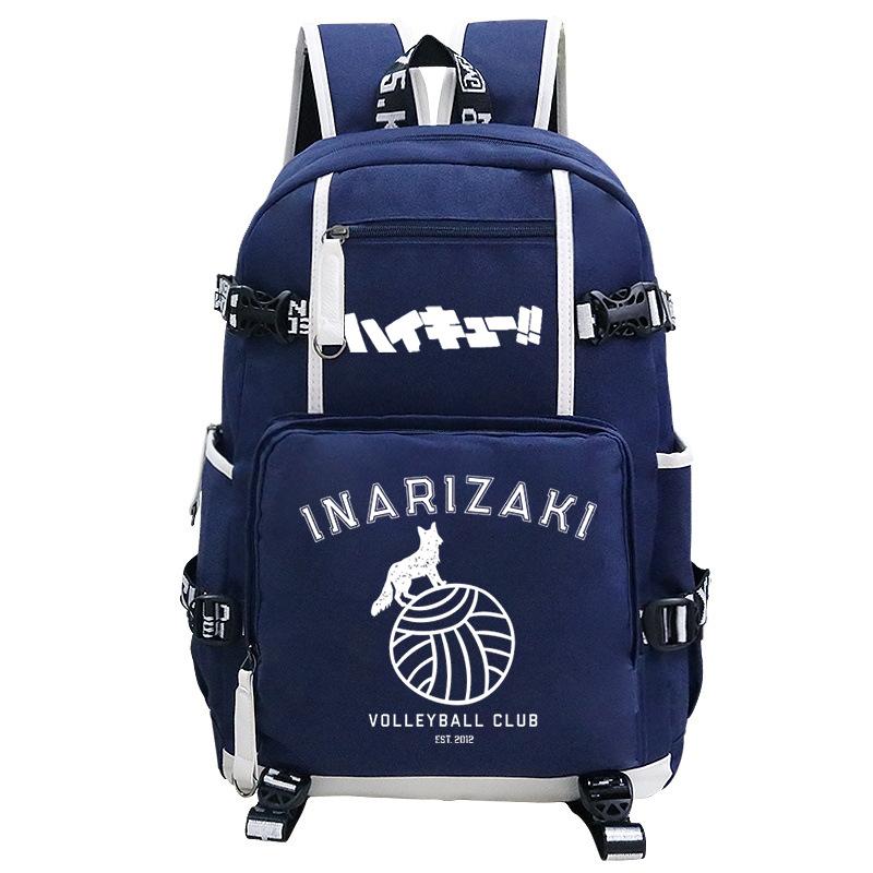 Japanese Cartoon Print Teen Student Schoolbag Outdoor Leisure Large Capacity Travel Backpack