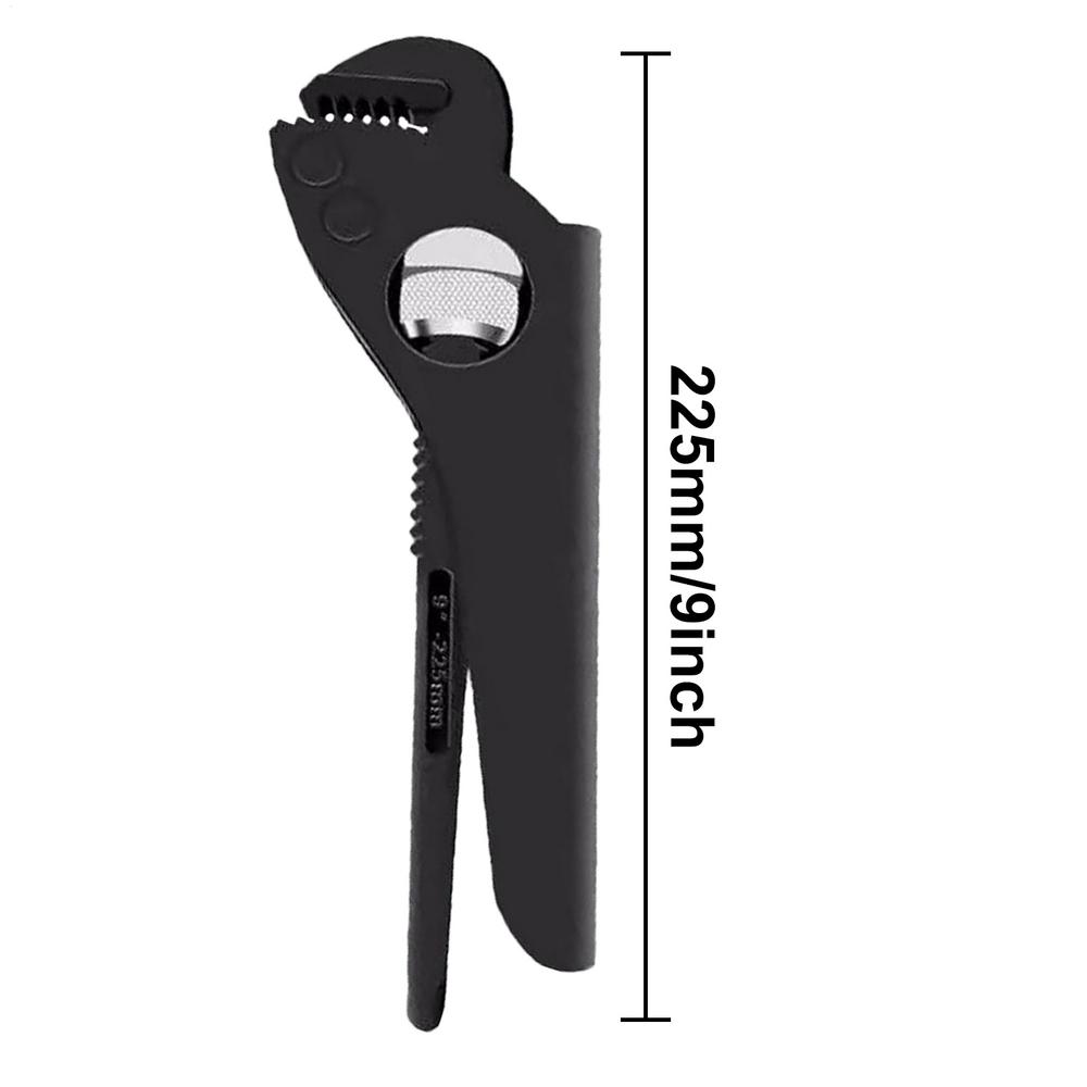 Water Pipe Wrench Adjustable Pipeline Wrench Plumbing Tools Multi-Purpose Pliers For Nuts Joints Faucet Water Heater Sink