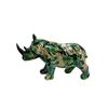 Nordic Creative New Colorful Rhino Ornaments Home Living Room Office Desktop Animal Resin Craft Decoration