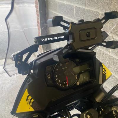 Vstrom DL650 Phone Mount Bracket For V-Strom 650 Vstrom650 DL 650 2014-2025 2025 Navigation Windshield GPS Phone Holder Aluminum