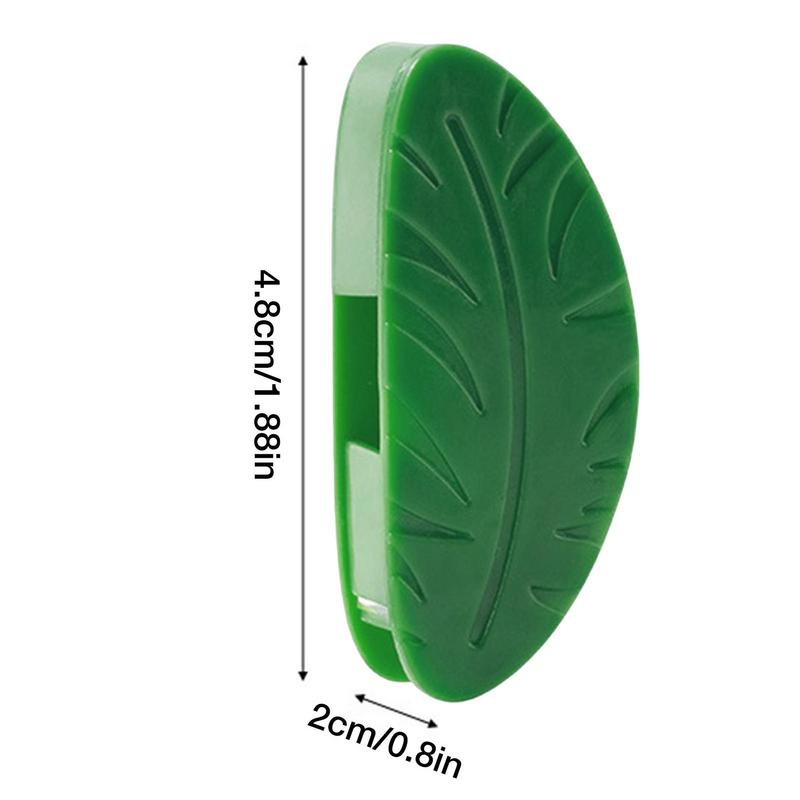 Vine Clips 8 PCS Garden Stake Clips Invisible Self Adhesive Leaf Shape Plant Vine Traction Sticker For Climbing Plant Fixing