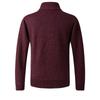 Men's Thick Knit Stand Collar Cardigan