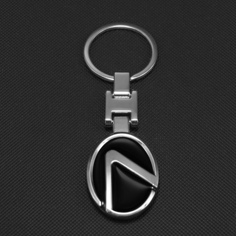 3D Metal Car Key Ring Chain For Lexus LS LC RZ IS350 ES300 GS350 CT200h GX460 LX570 RX500h NX300 UX260 LM Keychain Accessories RH8