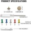 60PCS Headliner Repair Kit, Headliner Pins, Auto Roof Repair Snap Rivets and Installation Tool for Fixing Car Interior Ceiling Sagging Headliner,
