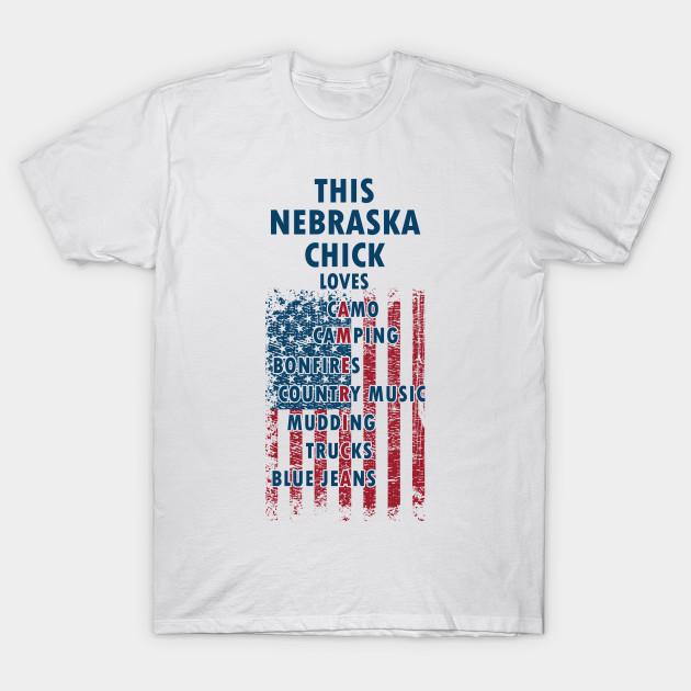 

T Shirt Women Nebraska Chick Funny Usa Country Girls Pride Gift Harajuku Print Kawaii Tshirt Summer Short Sleeve Female T-Shirt Top Tee S розовый